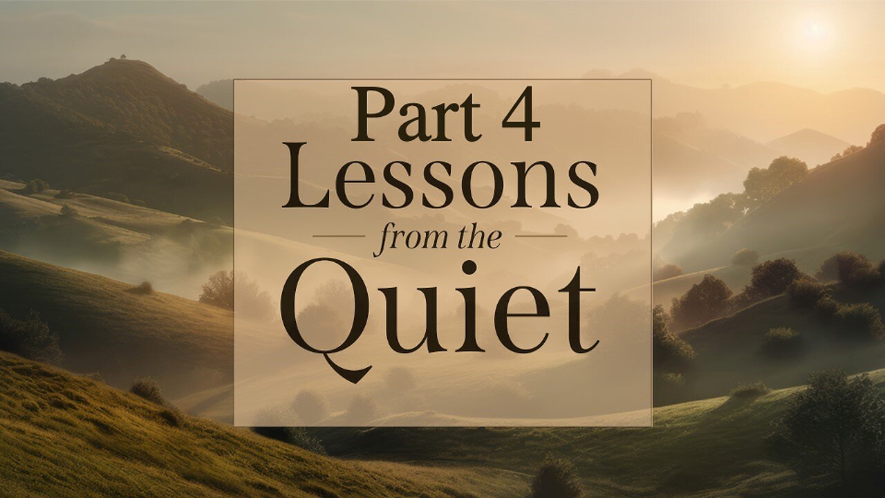 Lessons from the Quiet part #4 | Contemporary