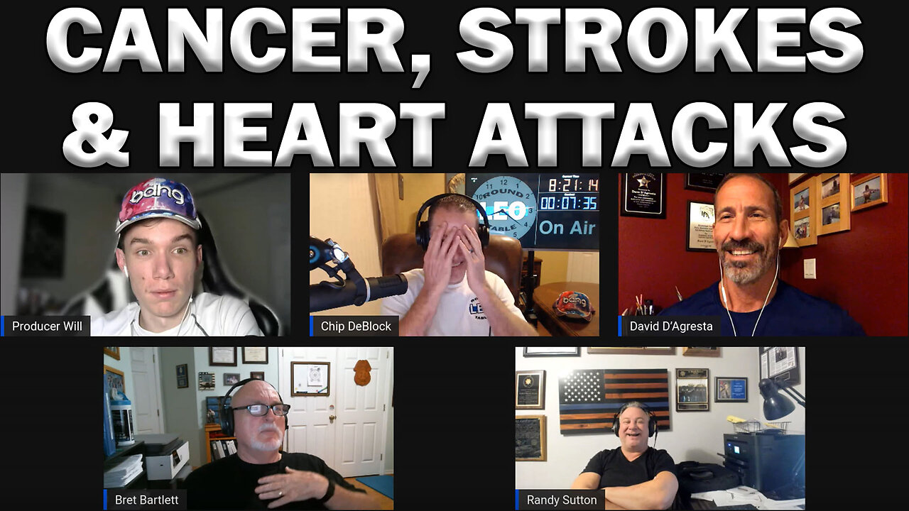 Panel Stories Involving Strokes, Heart Attacks And Cancer! LEO Round Table S07E45e