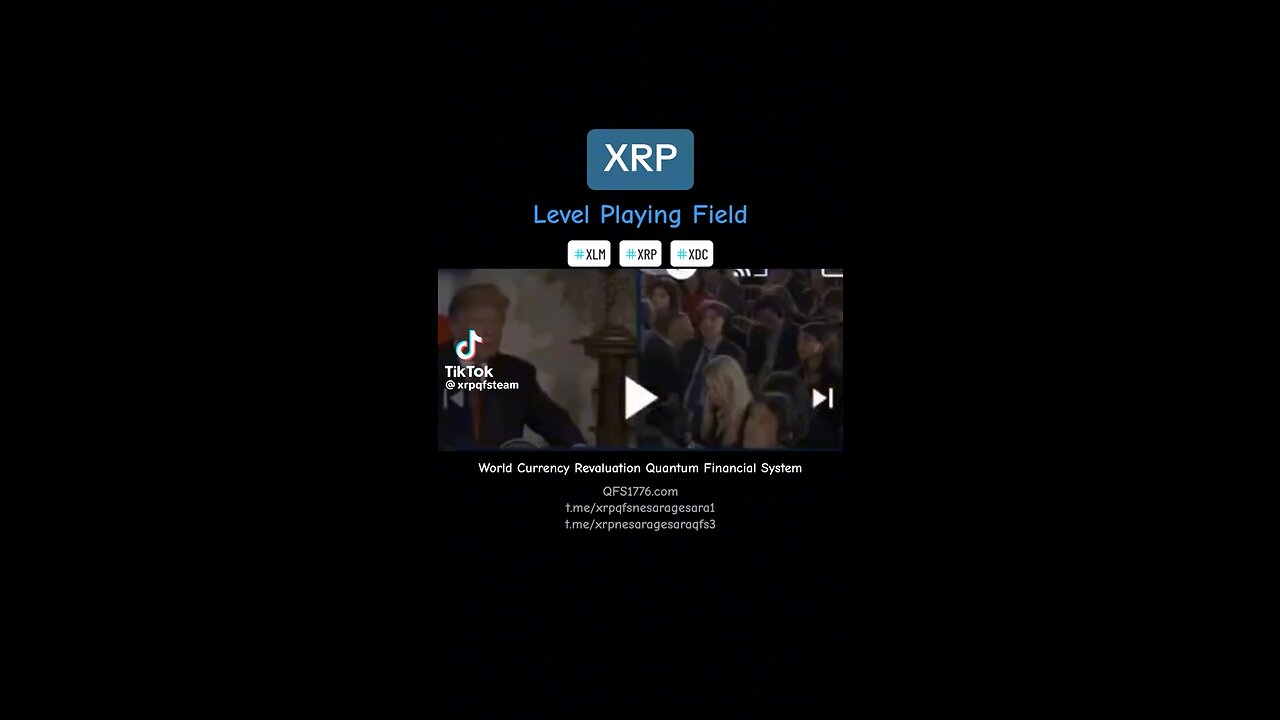 TRUMP Level Playing Field Liquid Gold XRP