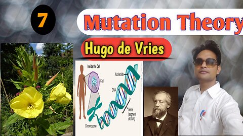 Mutation #Hugo de Vries //ch. 7 Evolution