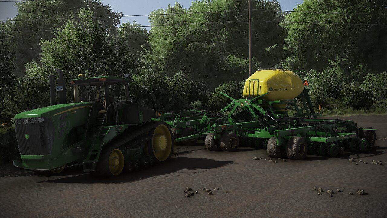 Farming Simulator John Deere 9430 RT & John Deere N542C Dril Series | Elmcreek | Engine Sound