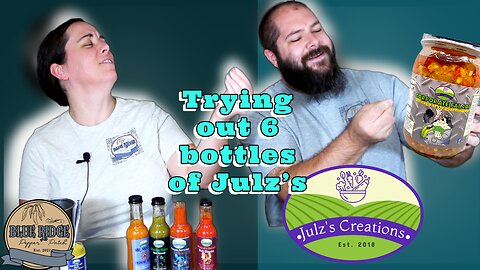 We try 6 Spicy Sauces AND Condiments from Julz's Creations in Durham, NC!