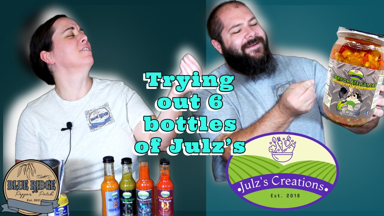 We try 6 Spicy Sauces AND Condiments from Julz's Creations in Durham, NC!