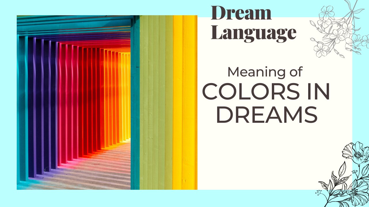 Meaning of Color in Dreams | Biblical and Spiritual Meaning of Colors In Dream