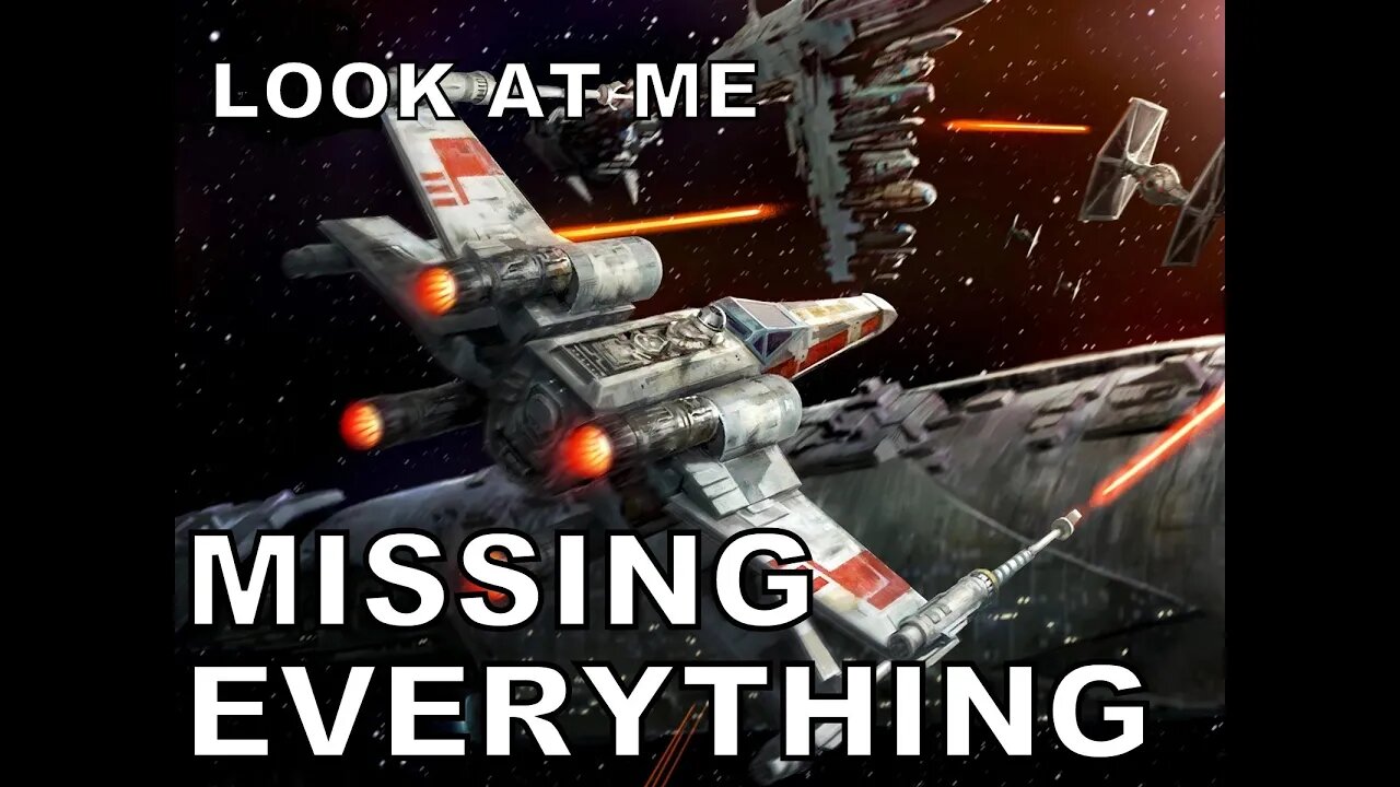 The X-Wing is a horrible starfighter design. I said what I said.