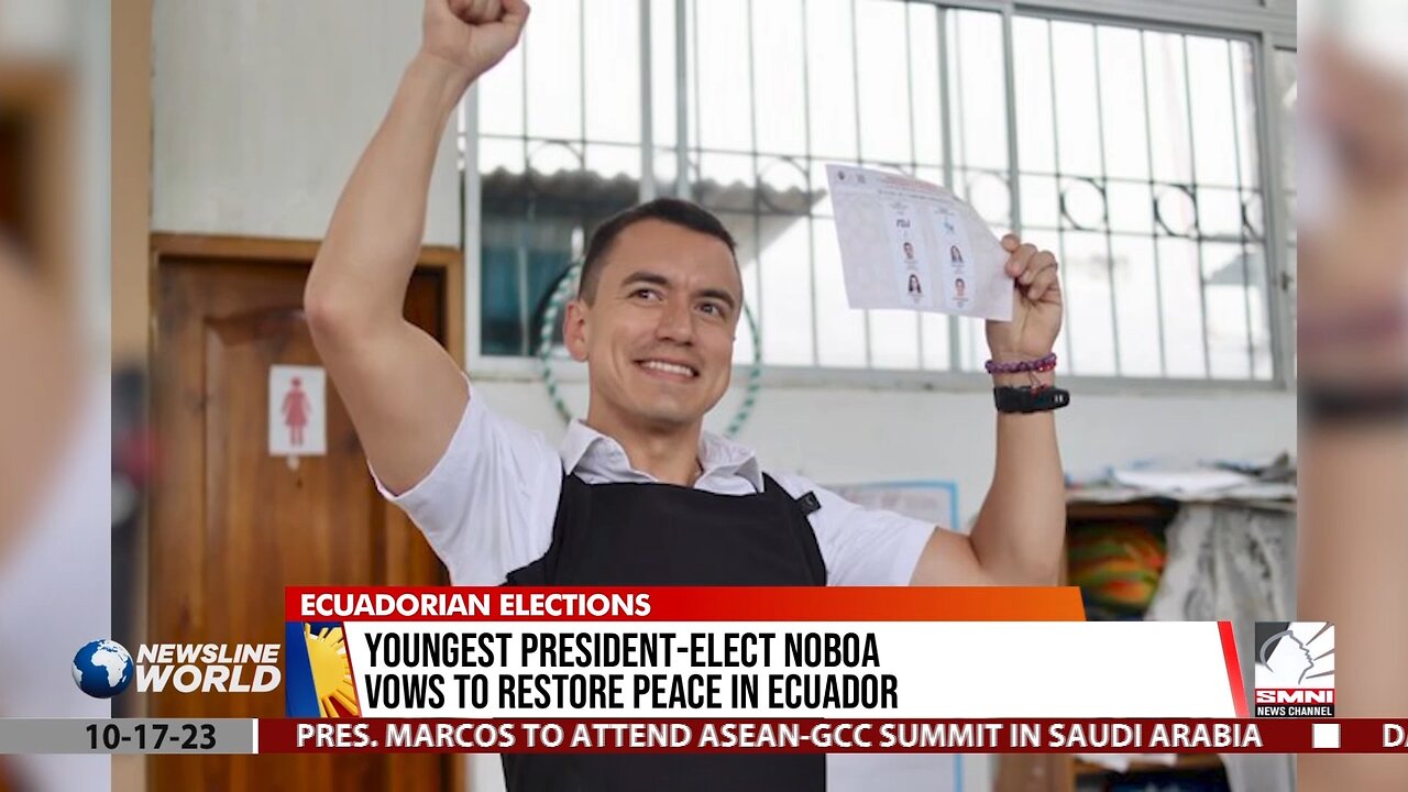 Daniel Noboa elected as youngest president of Ecuador