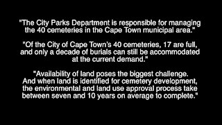 SOUTH AFRICA - Cape Town - Stikland Cemetery in Bellville (sMK)