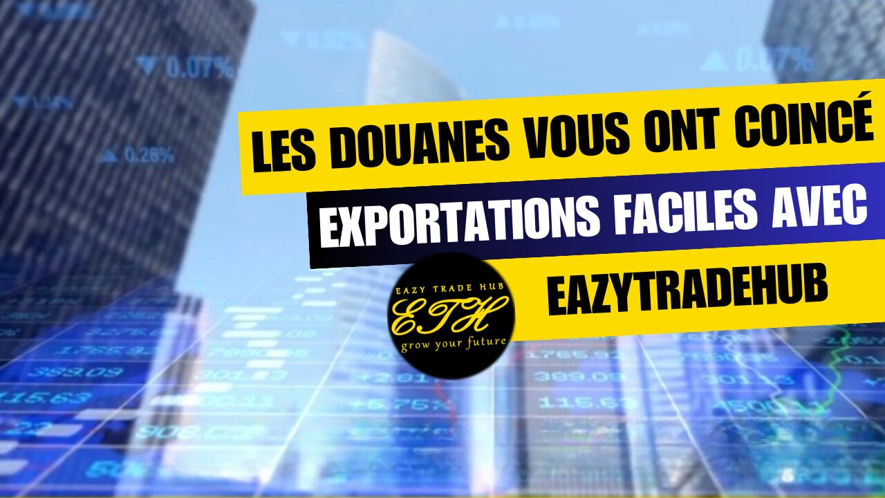 Le chaos douanier écrase vos exportations ? eazytradehub.com enregistre avec clarté et confiance !