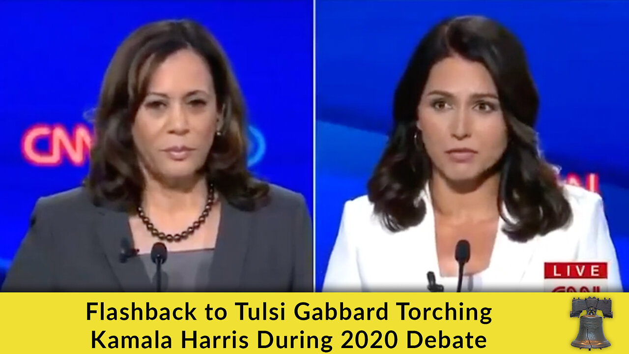 Flashback to Tulsi Gabbard Torching Kamala Harris During 2020 Debate