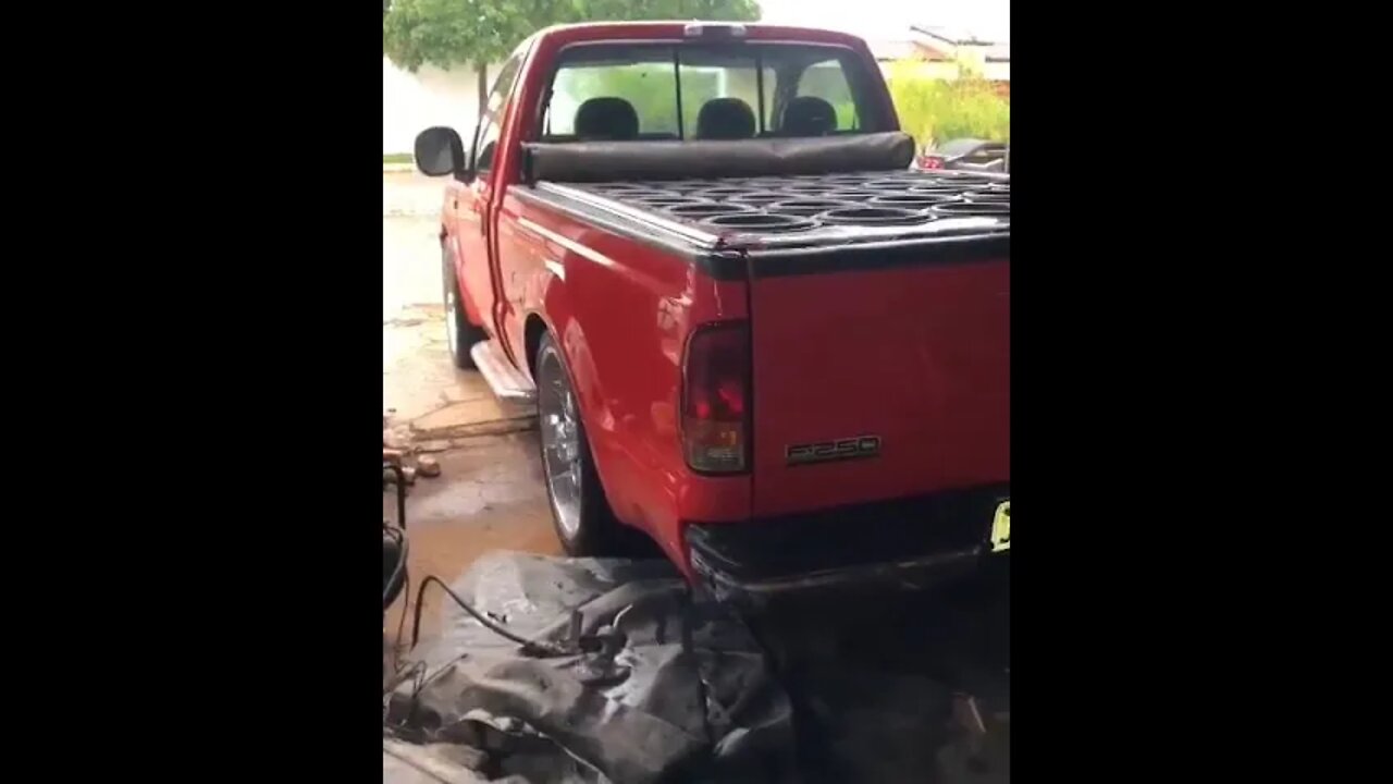 F250 VERMELHINHA 😱 - Suspensão a Ar