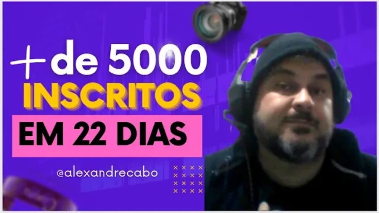 COMO GANHAR 5.000 INSCRITOS EM 22 DIAS NO SEU CANAL | 2022