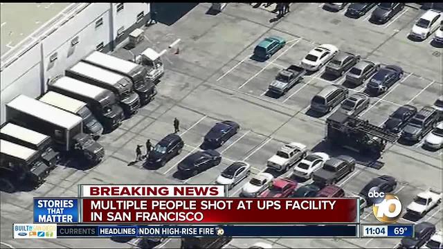 Shooting reported at San Francisco UPS facility