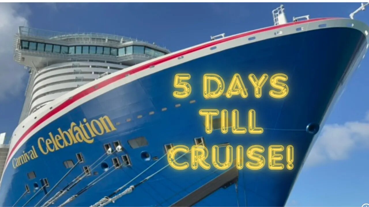 5 Day Countdown!! Let’s Talk Cruising!