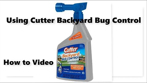 Cutter Backyard Bug Control Spray