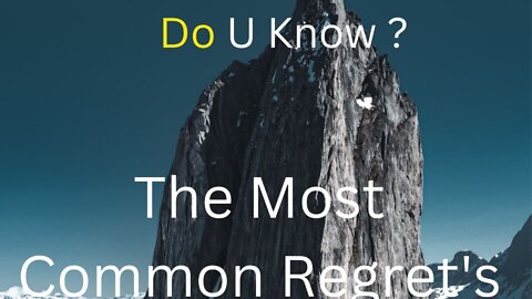 Last Moment Regret's #Heart Touching..
