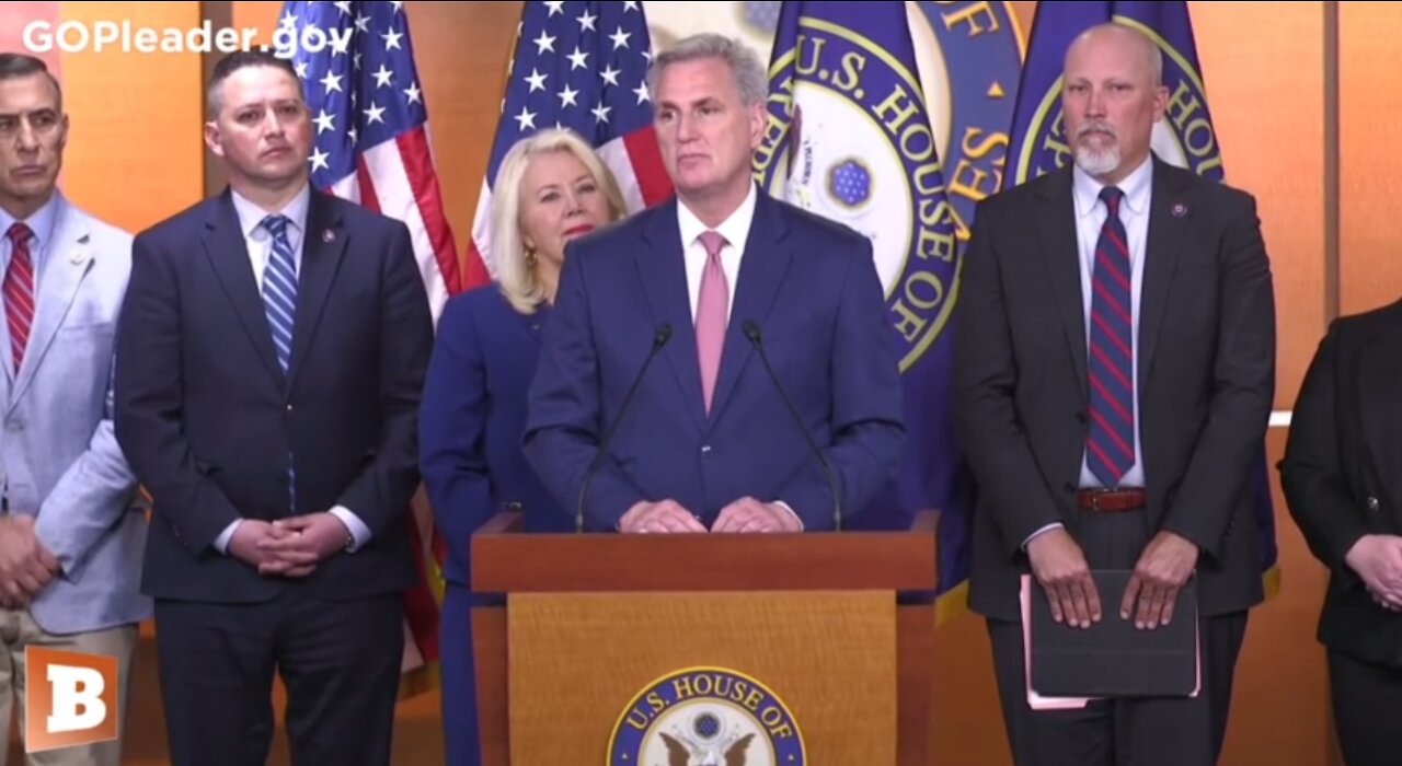 LIVE: Kevin McCarthy Holding News Conference on Title 42...