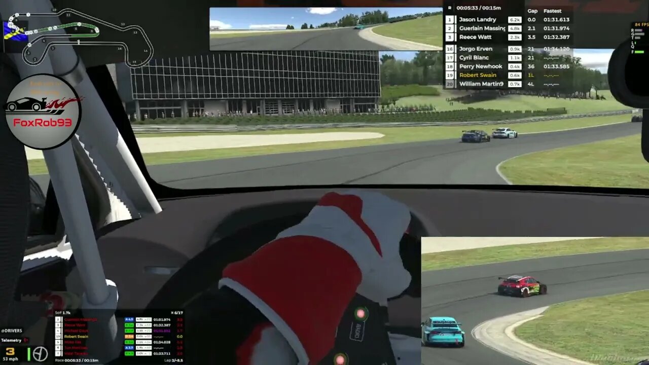 Turn Touring Car Challenge iRacing 2022 Season 2 Week 12 at Barber Motorsports Park