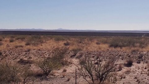 BORDER FENCE COMPLETE FOR MANY MILES