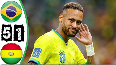 Brazil vs Bolivia 5-1 Extended Highlights & All Goals 2023- Neymar today #neymarjr #brazil #youtube