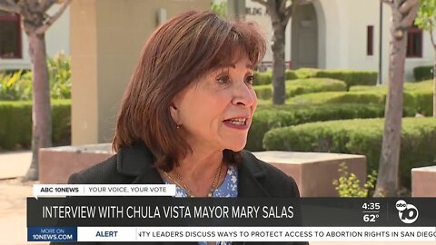 Part 1: Chula Vista Mayor Mary Salas talks to ABC 10News