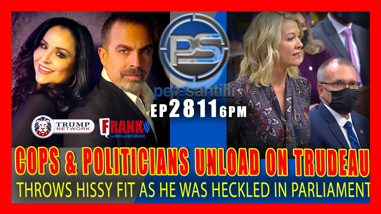 EP 2811-6PM COPS & POLITICIANS UNLOAD ON TRUDEAU. HECKLED IN PARLIAMENT