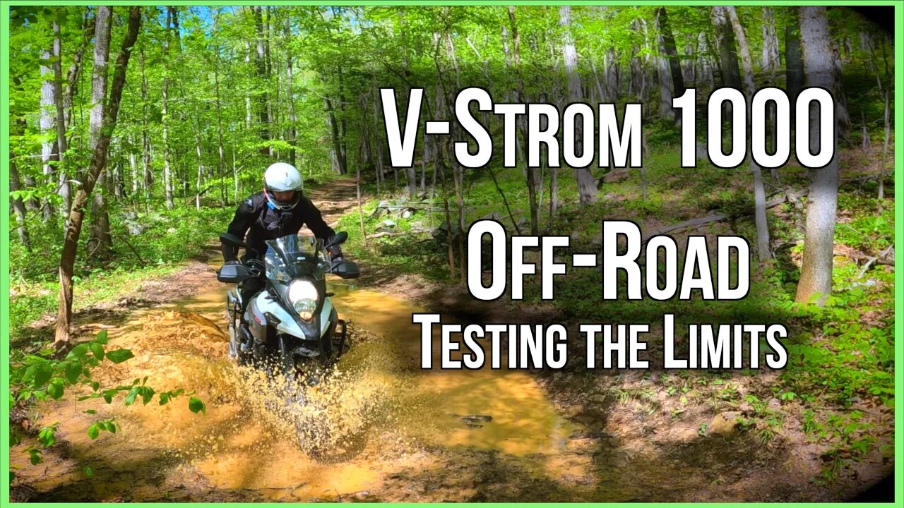 V Strom 1000 Offroading - Raw Sound and Footage Only