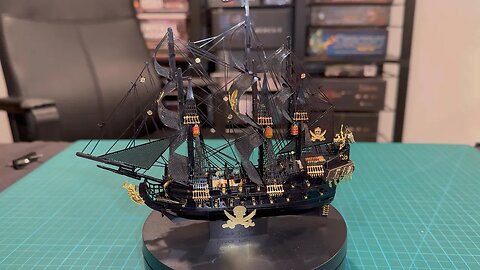 The Black Pearl (Large) by Piececool, Part 2