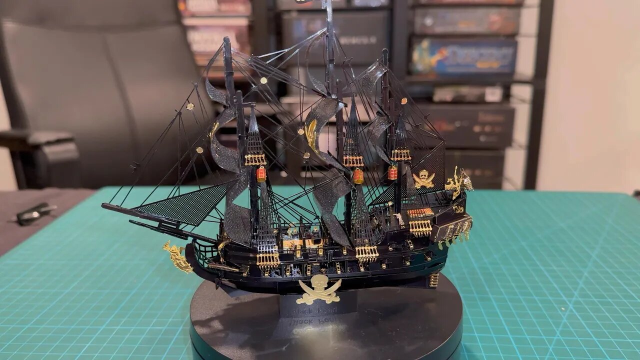 The Black Pearl (Large) by Piececool, Part 2