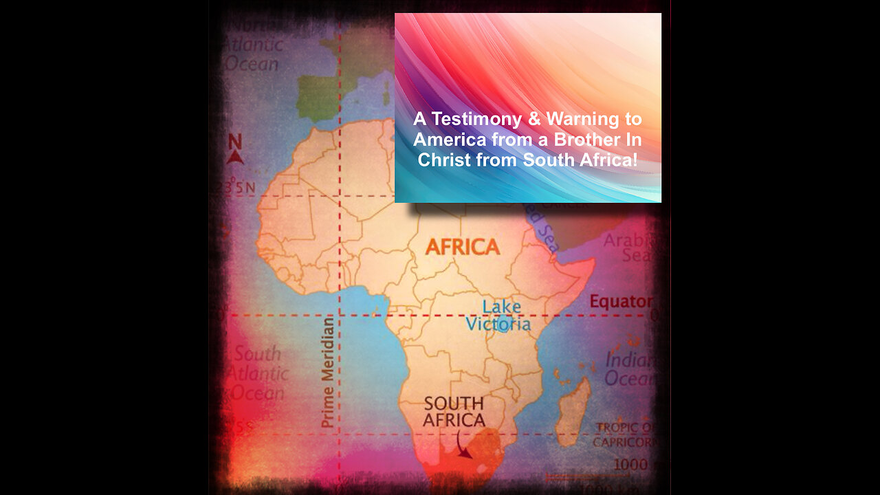 A South African Christian Brother🇿🇦 Shares Experiences & Warning for America!!! 🇺🇸