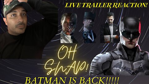 THE BATMAN Live Trailer Reaction!