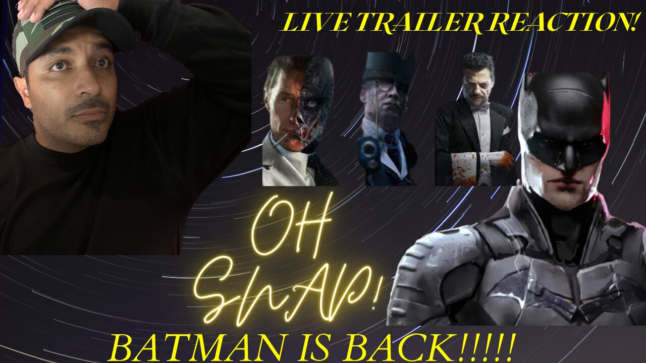 THE BATMAN Live Trailer Reaction!