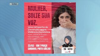 Mês da mulher: evento de combate a violência é realizado hoje em Manhuaçu