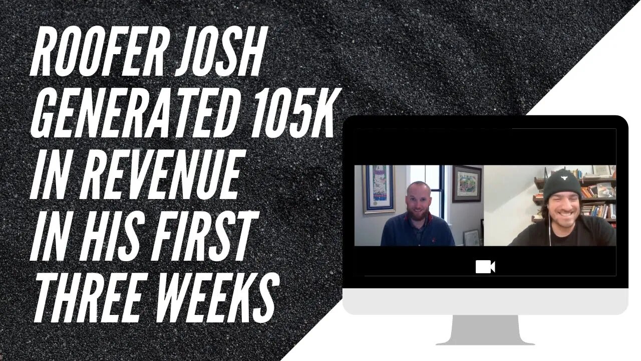 How Josh Did 105k in Roof Replacements in 3 Weeks