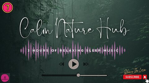 3 Hours of Rain and Thunder Healing Ambient Sounds for Deep Sleeping, Meditation, & Relaxation | #7
