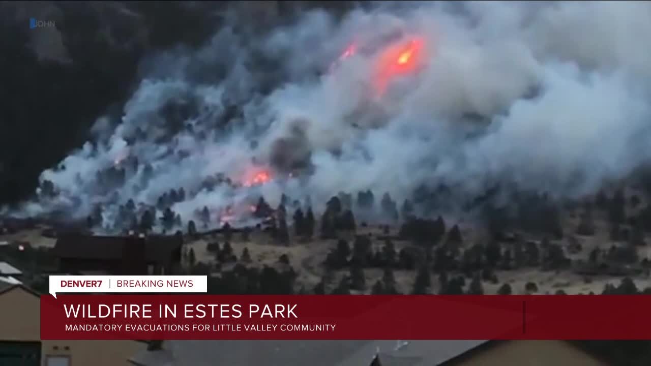 Mandatory evacuations issued for small wildfire near Estes Park