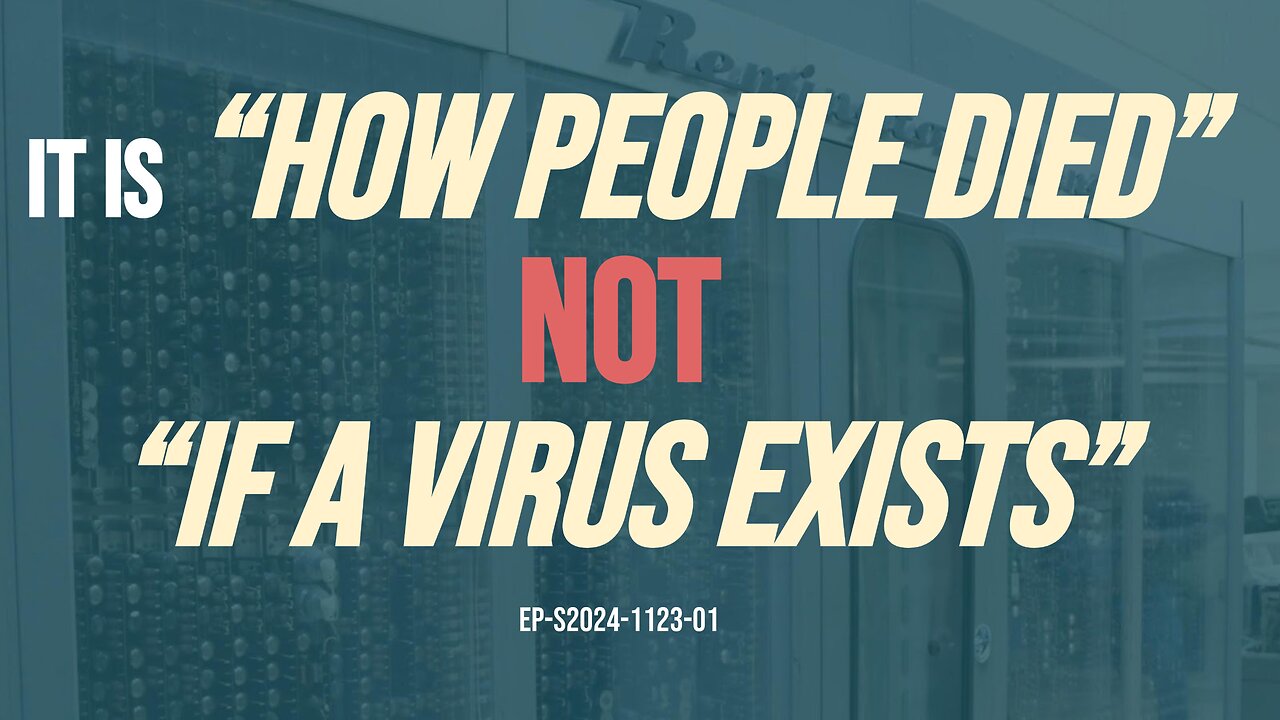 "How people died" NOT "If a virus exists" SARSCOV2 virus particle Jessica Rose Dark Horse