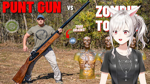 Punt Gun vs Zombie Torsos || Kentucky Ballistics react