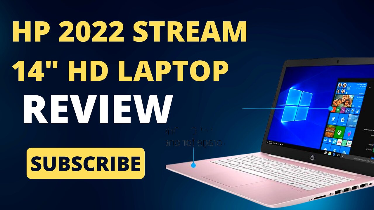 HP 2022 Stream 14" HD Laptop, I