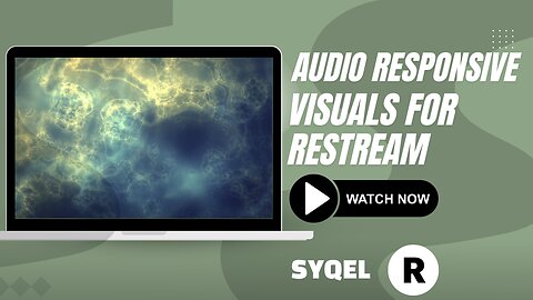 Music Visualizer for Restream