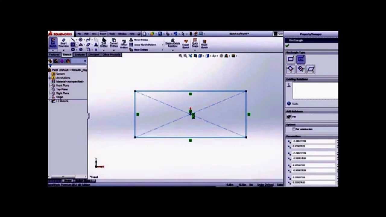 How To Sketch In Solidworks