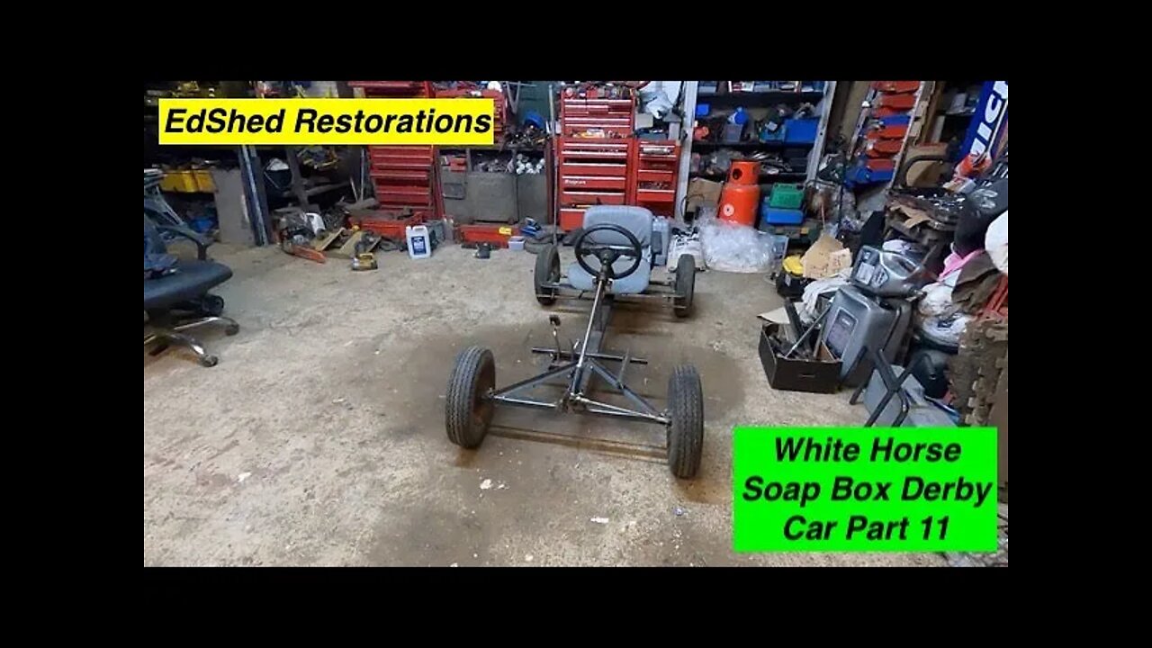 EdShed's White Horse Soap Box Derby Car Part 11 The First stage Update and she is Finished....
