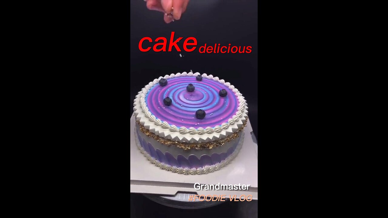 Blueberry Flavor Cake