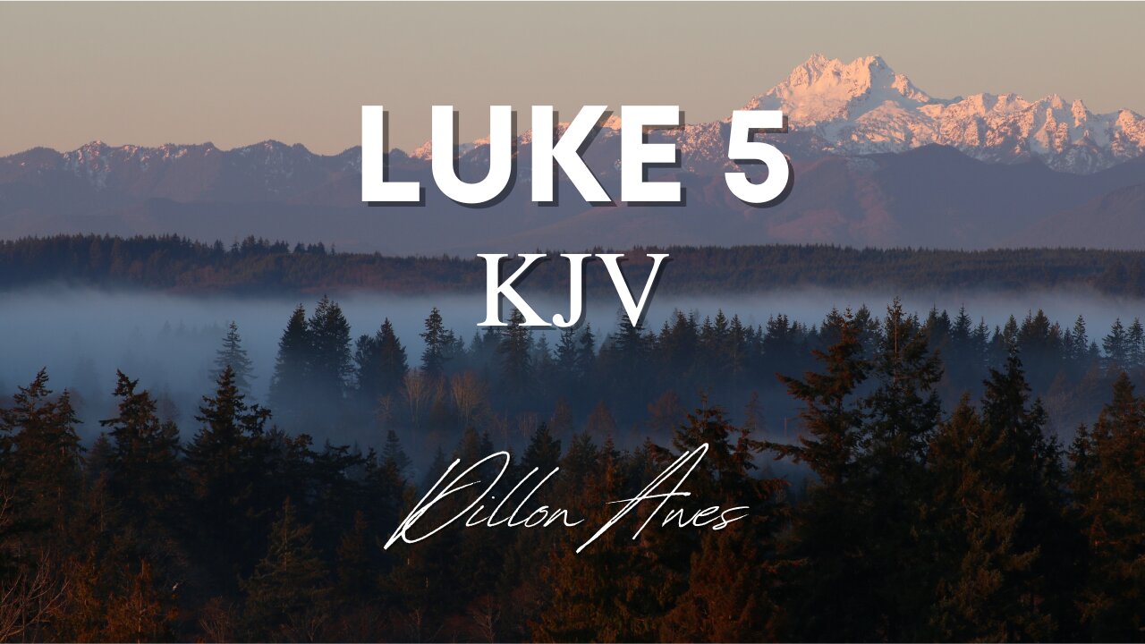 Luke 5 - King James Audio Bible Read By Dillon Awes