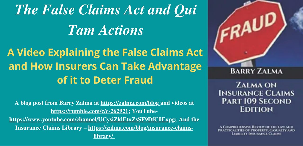 The False Claims Act and Qui Tam Actions