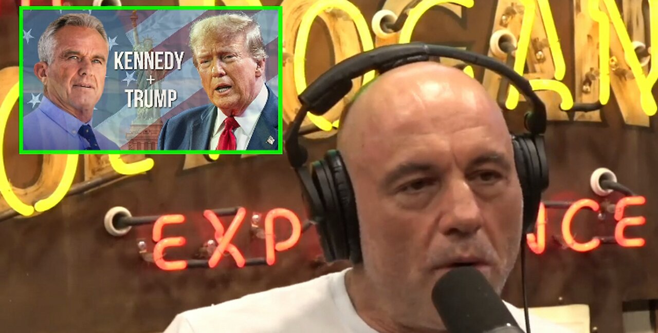 Joe Rogan’s BIG Smile as He Mentions RFK Jr. Is Joining Forces With Trump