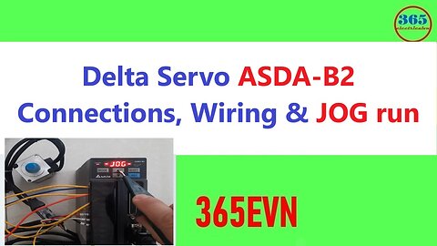 SV0011 - Delta servo asda connection wiring jog run asda b2