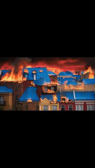 BIDEN TALKING ABOUT HOW BLUE ROOFS DON'T BURN