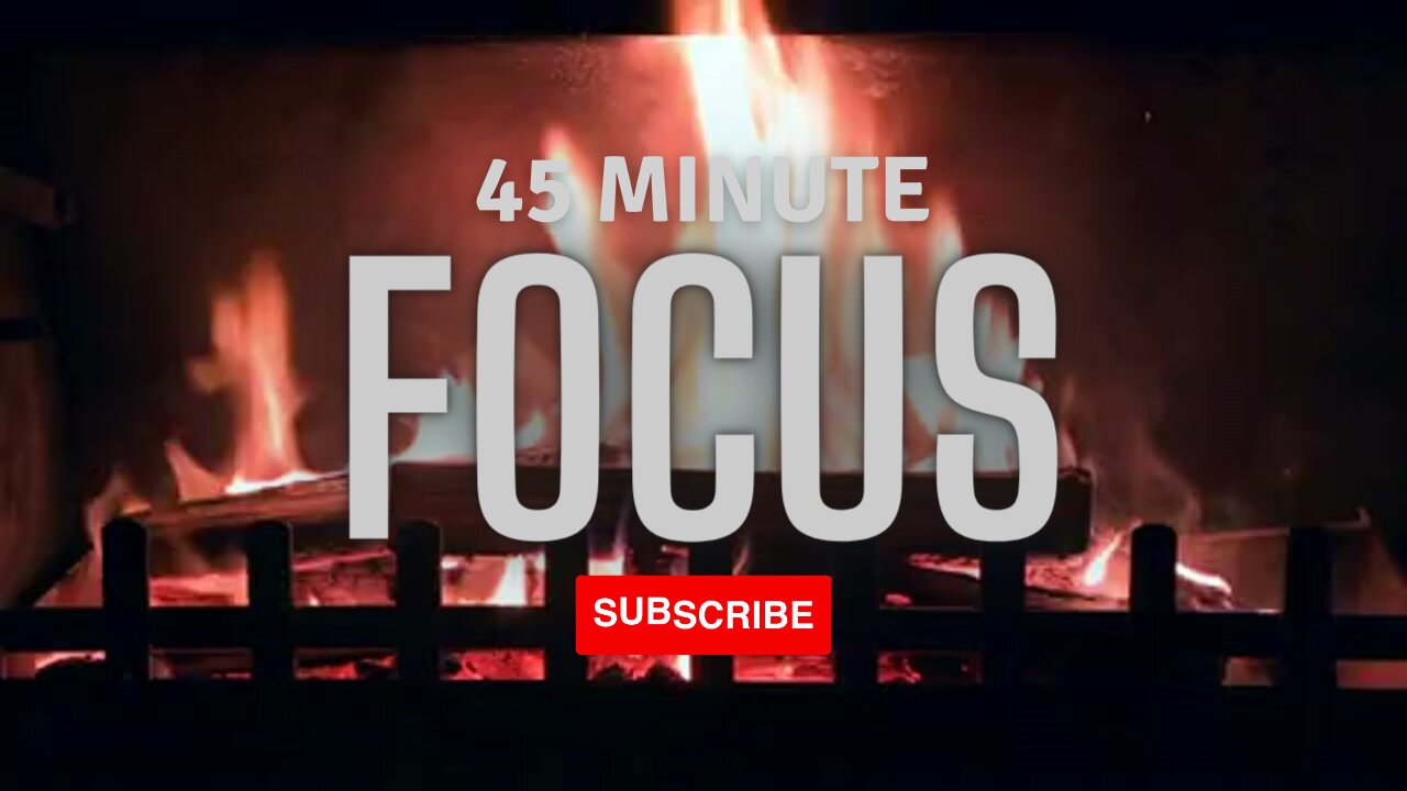 45 minute Zone Out - Deep Focus - Study Time - Relaxing Background Screen for TV