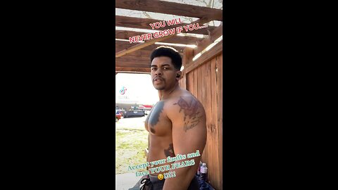 YOU WILL NEVER GROW IF….. 🚫🧠💪🏿| the best motivational bodybuilding rapper