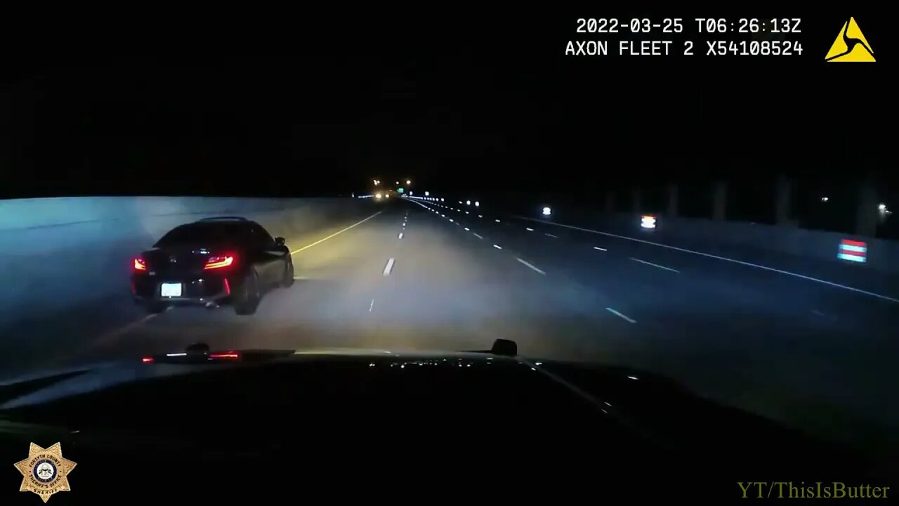 High speed chase leaves suspect with his pants down